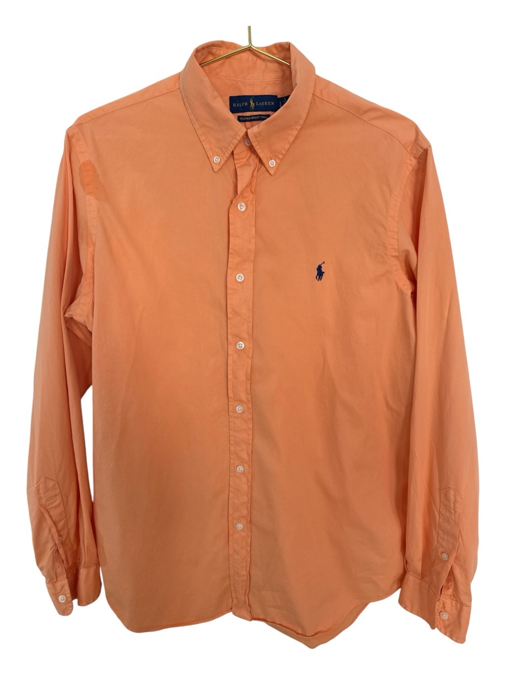 Polo Ralph Lauren Mens L Classic Fit Feather Weight Twill Shirt